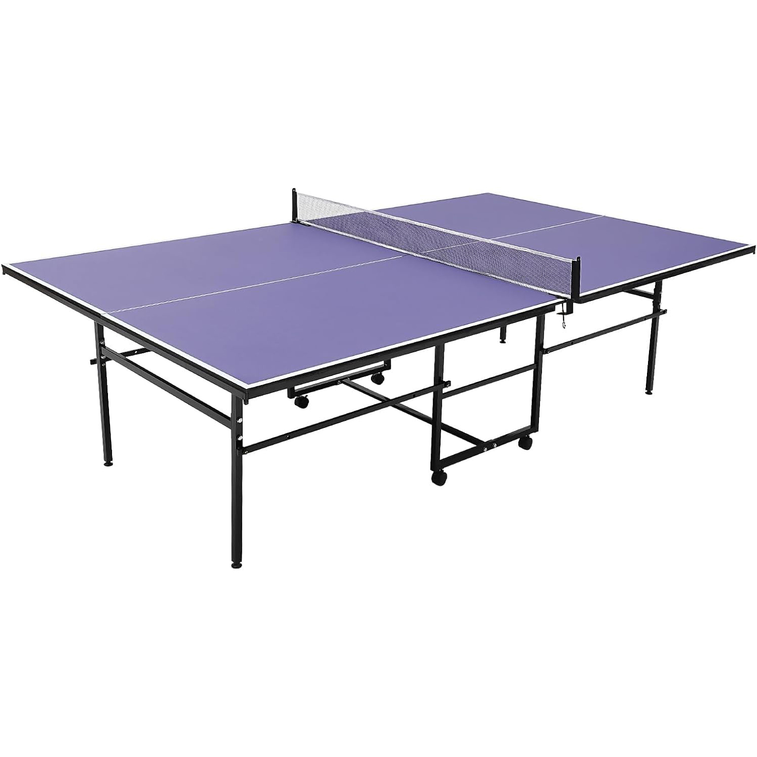 Table Tennis Net Set - 8 Fuß tragbarer Ping-Pong-Tisch, professionelles Spiel