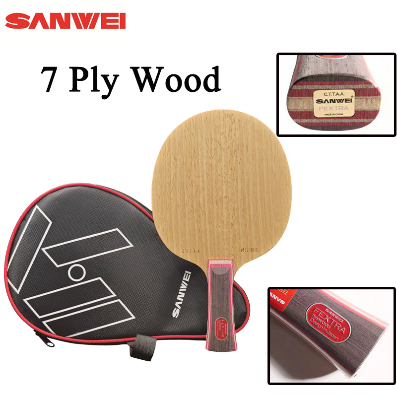 Table Tennis Bat - Neues SANWEI FEXTRA 7 Tischtennisschläger-Holz 7-Schicht-Holz