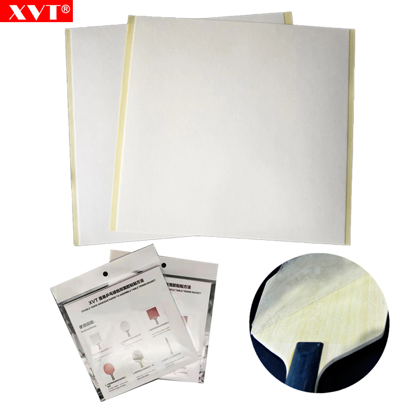 Table Tennis Bat - XVT Tischtennis-Doppelseitiges Klebepapier, Ping-Pong-Gummi-Klebepapier, einfach zu