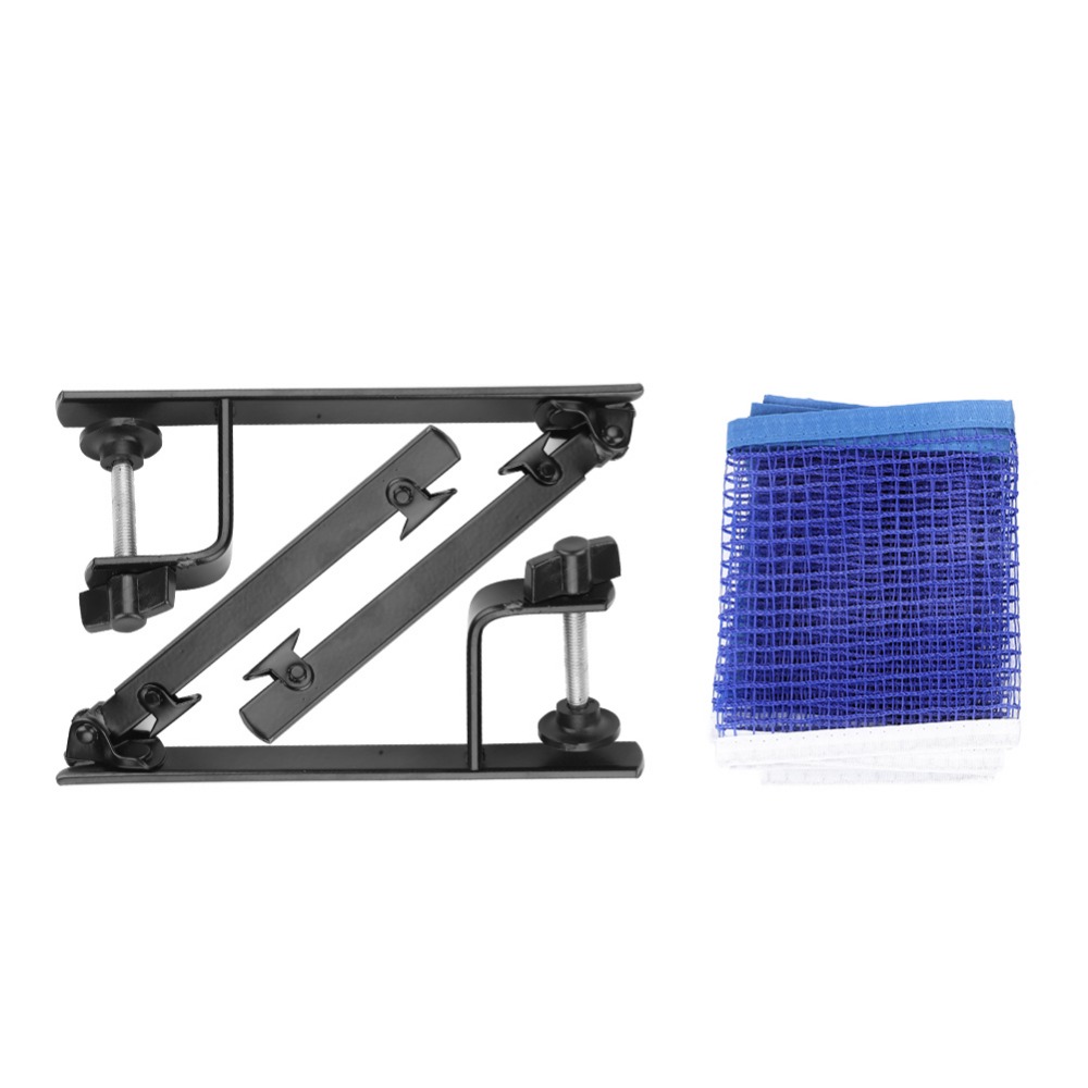 Table Tennis Net Set - Nylon-Tischtennisnetz Metall Verstellbares Set Einfache Montage
