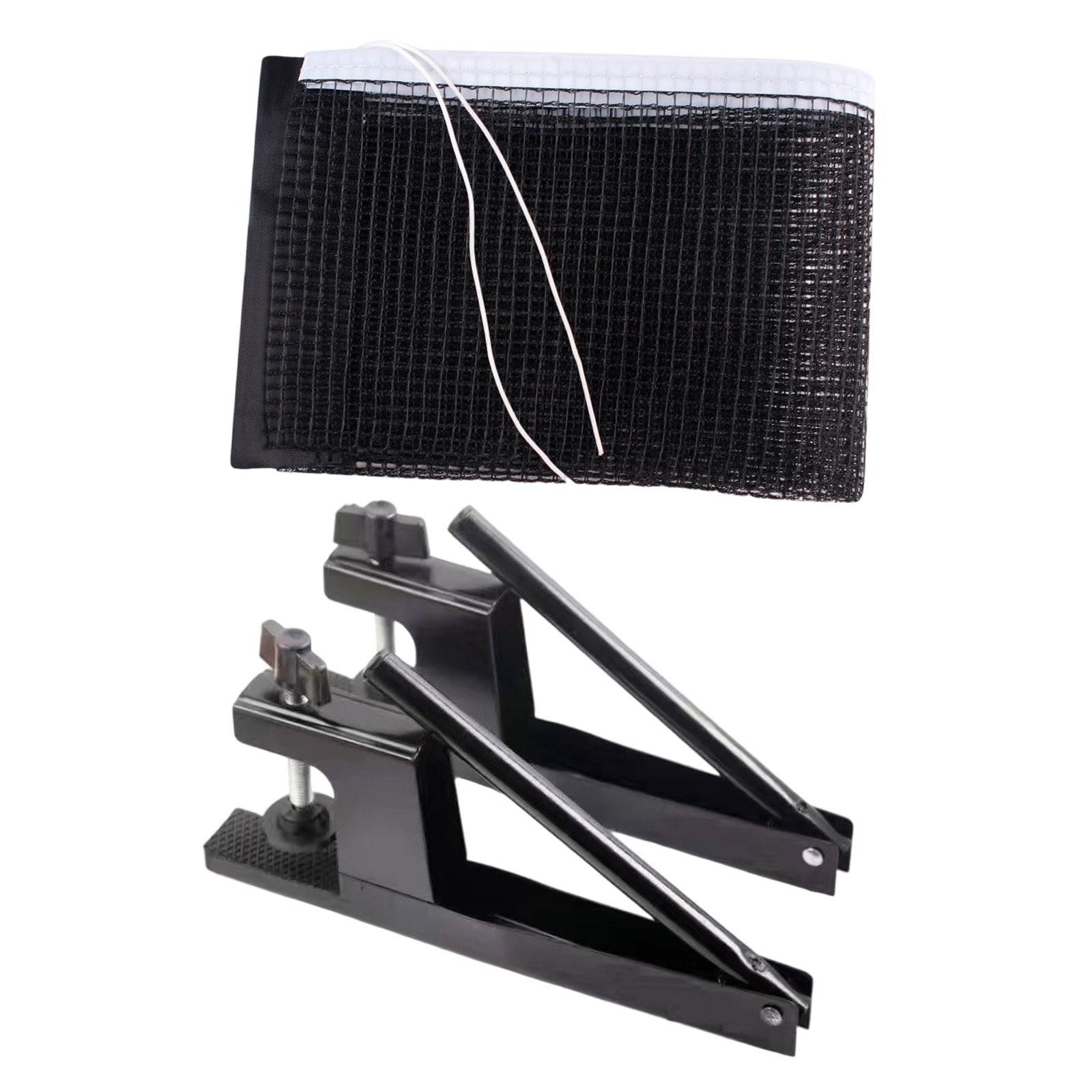 Table Tennis Net Set - Tischtennisnetz-Pfosten-Set, Pingpongnetz mit Klemmen, starke Ersatzausrüstung