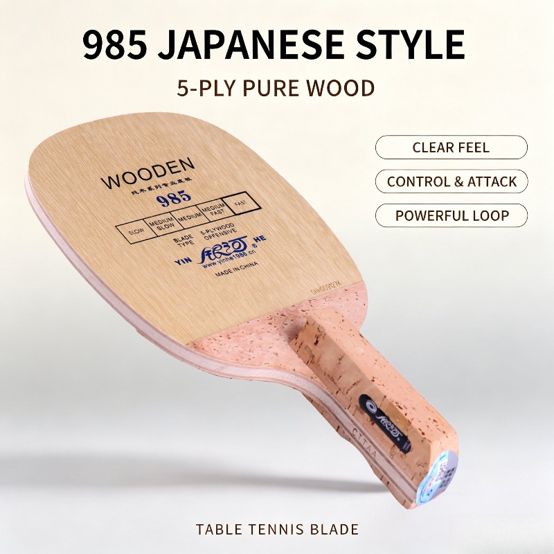 YINHE 985 Japanisches Penhold  – Table Tennis Bat Bewertung und Preis