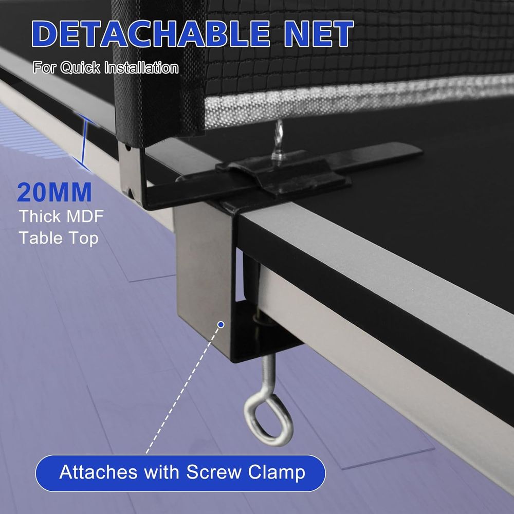 4,5/6t/9t - Tragbares Tischten – Table Tennis Net Set Bewertung und Preis